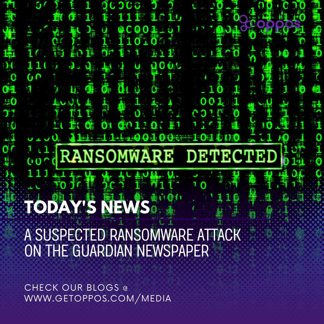 Guardian newspaper was hit by a ransomware