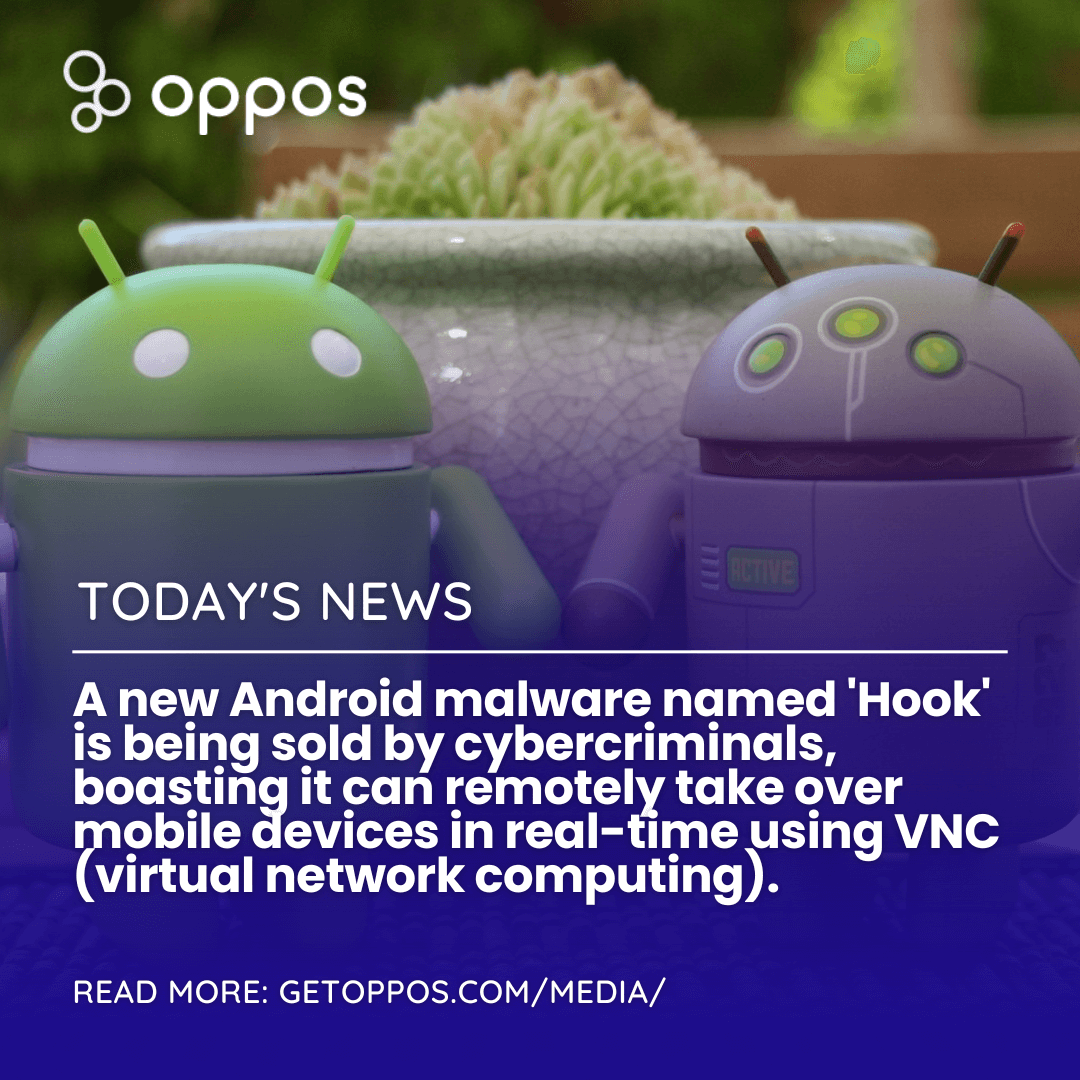 New 'Hook' Android malware